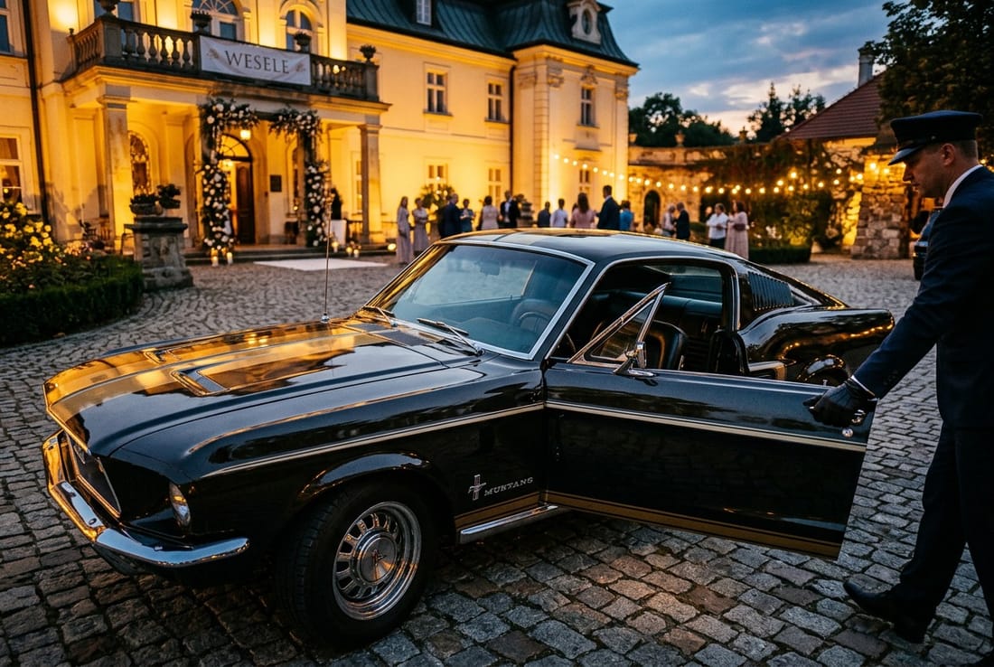 Mustang na wesele, sesję i tor: kiedy lepiej wziąć auto z kierowcą
